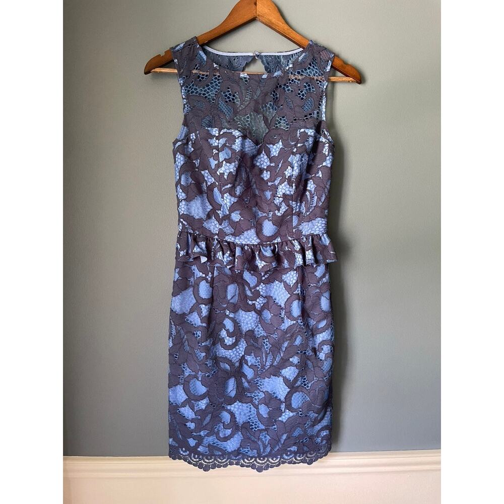 Lilly pulitzer kiri blue‎ lace dress